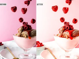 sweet pink photoshop action lightrom presets