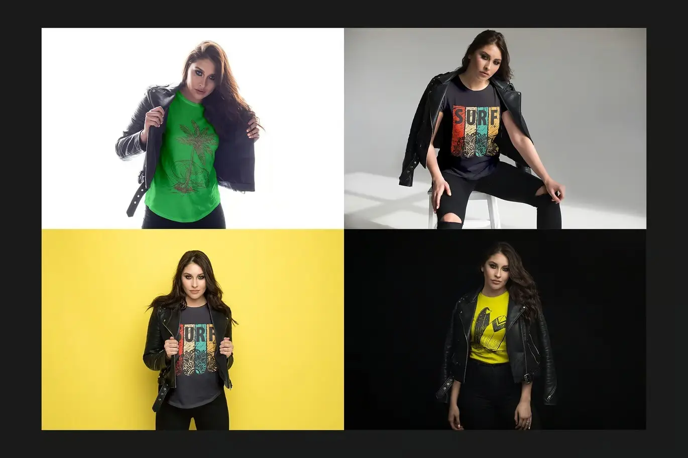 T Shirt Mock Up Set