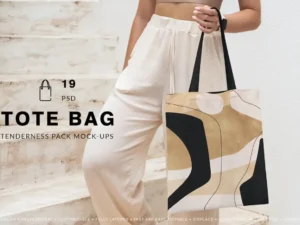 tote bag tenderness mockups 21