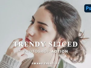 trendy sliced photoshop action 3