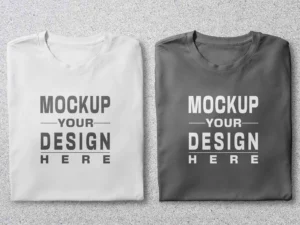 tshirt folded mockup 1