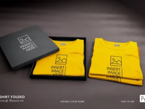 tshirt folded mockup