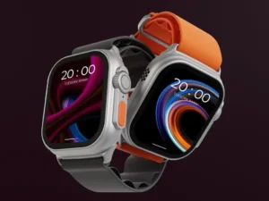 two smartwatch mockup