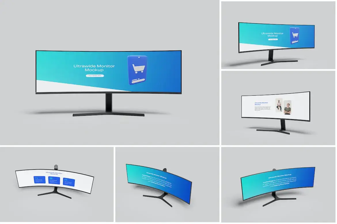 Ultrawide Monitor Mockup