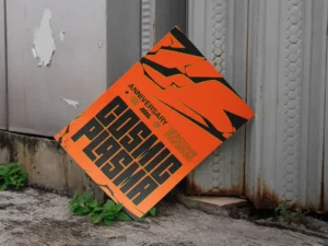 urban a4 poster mockup