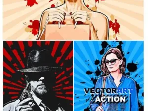 vectorart photoshop action