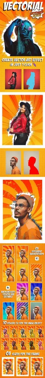 Vectorial Photoshop Action