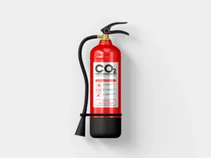 versatile red metal fire extinguisher psd mockups 1