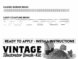 vintage illustrator brush kit 5