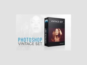 vintage photoshop actions set
