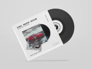 vinyl mockup