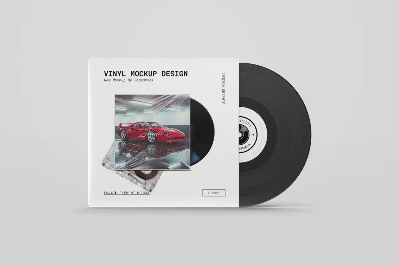 Vinyl Mockup Design