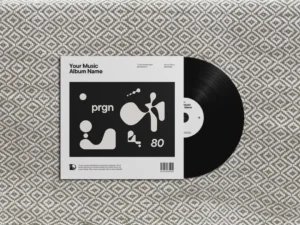 vinyl record mockup