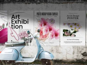 wall poster mockup 322hvc