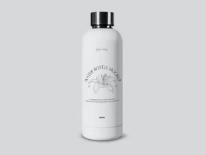 water bottle mockup