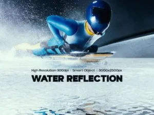 water reflection photo effect
