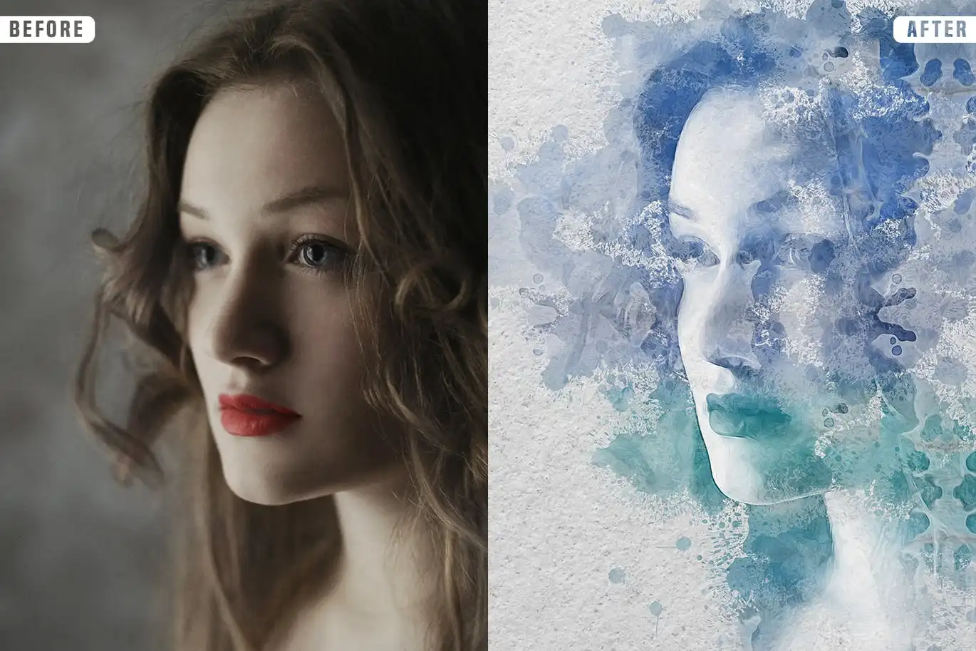 Watercolor Fx Photoshop Action 6 watercolor fx photoshop action 5
