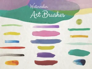 watercolor illustrator art brushes 2