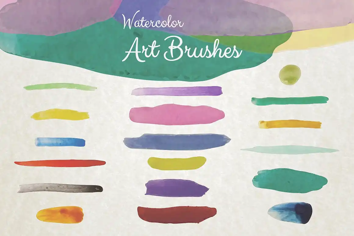 Watercolor Illustrator Art Brushes