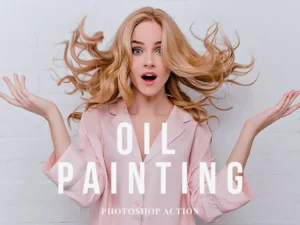 watercolor oil painting action