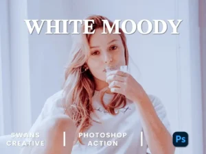 white moody photoshop action 2