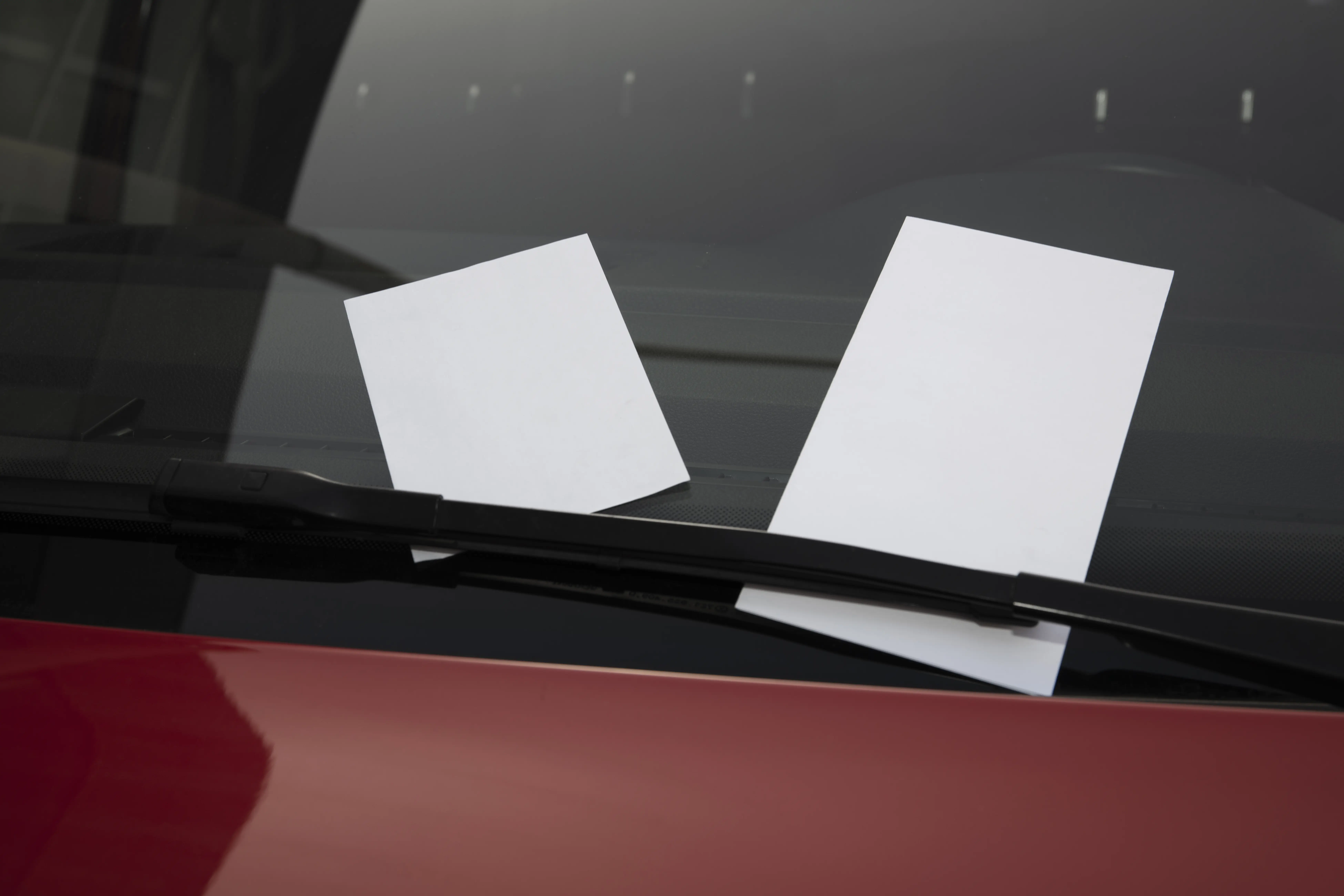Windshield Flyer Mockup