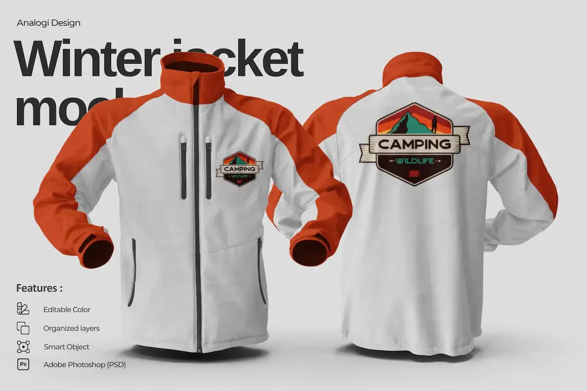 Winter Jacket Mockup