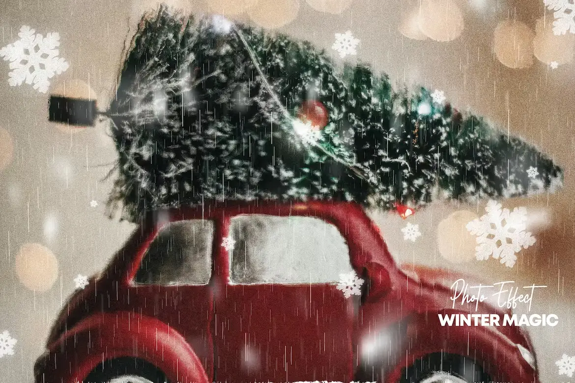 Winter Magic Photo Effect 6U9Eczd