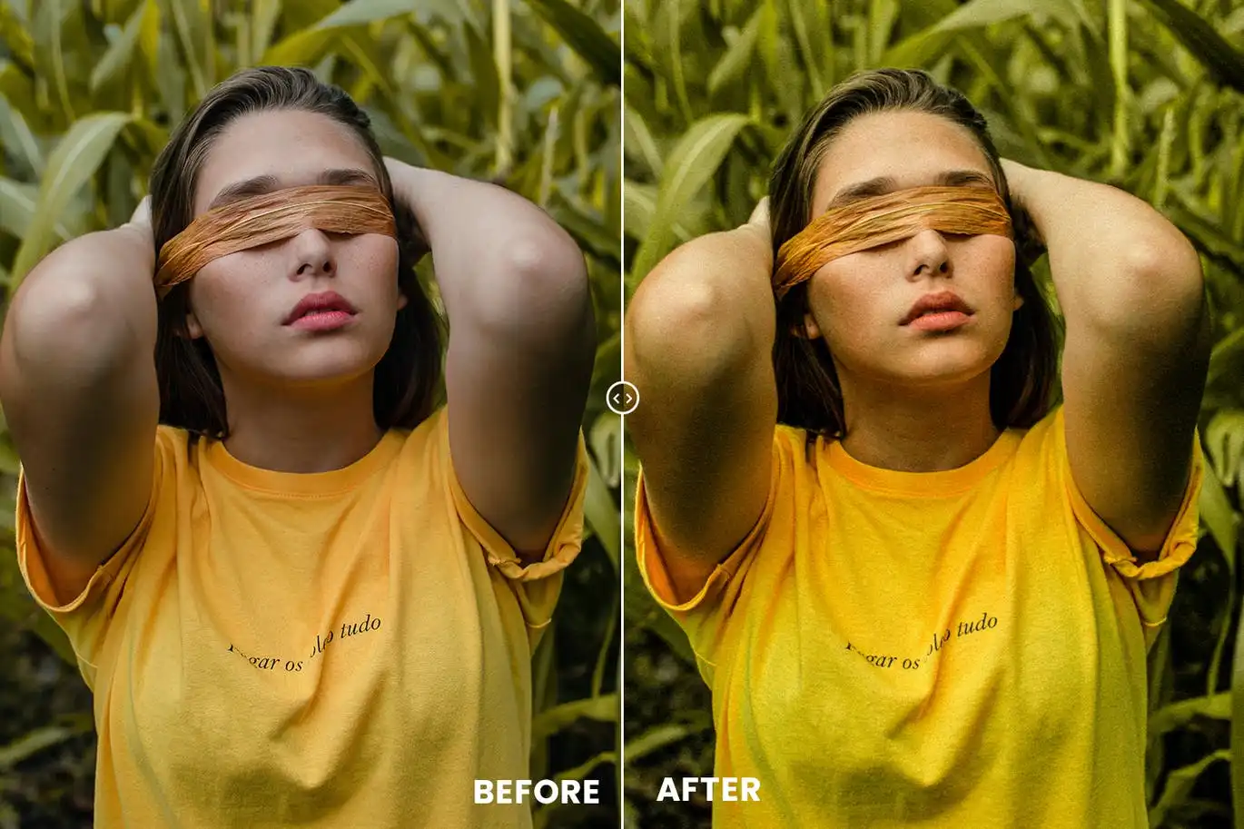 Yellow Effect Action & Lightroom Presets