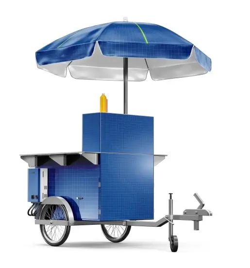 Yellow Images Food Cart Mockup