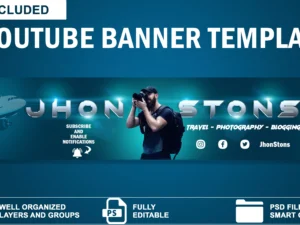 youtube banner template