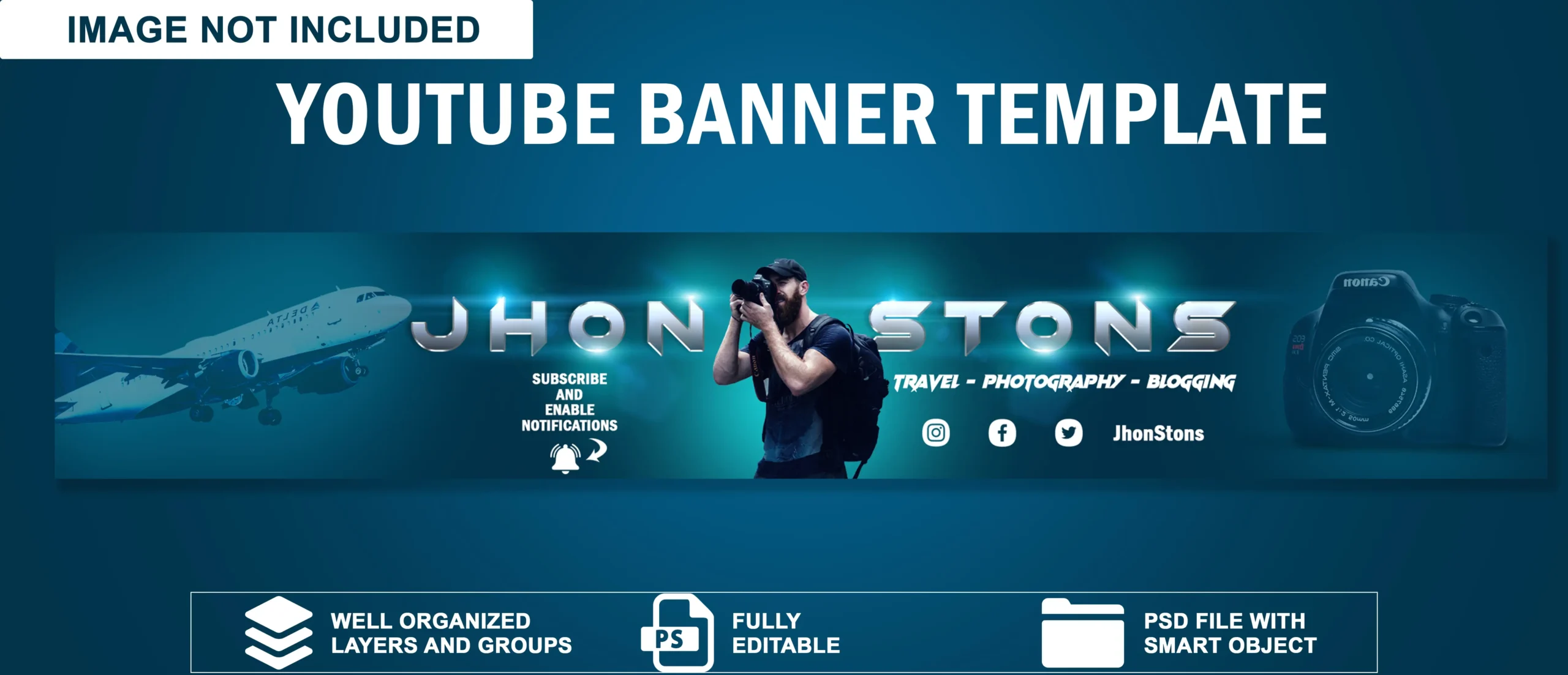 Youtube Banner Template