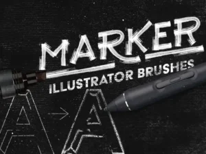 marker illustrator brushes