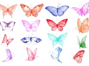 photoshop brush watercolor butterflies abr 2
