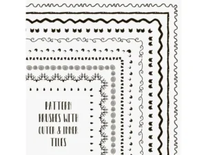 seamless pattern brushes collection