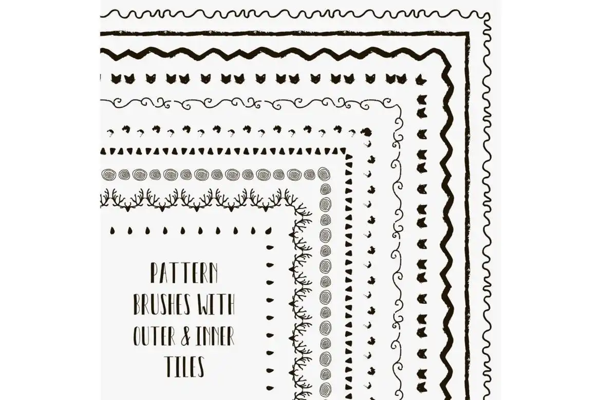 Seamless Pattern Brushes Collection