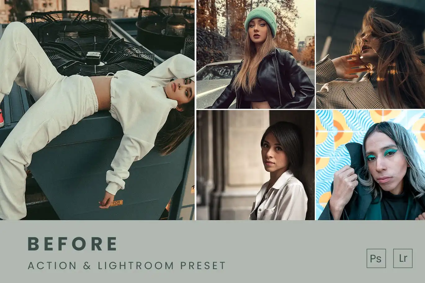 Pastel Blue Tones Action & Lightroom Preset