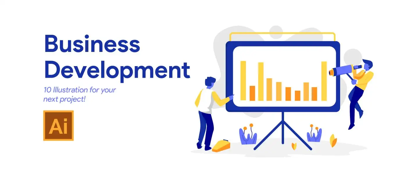 10 Business Development Illustration