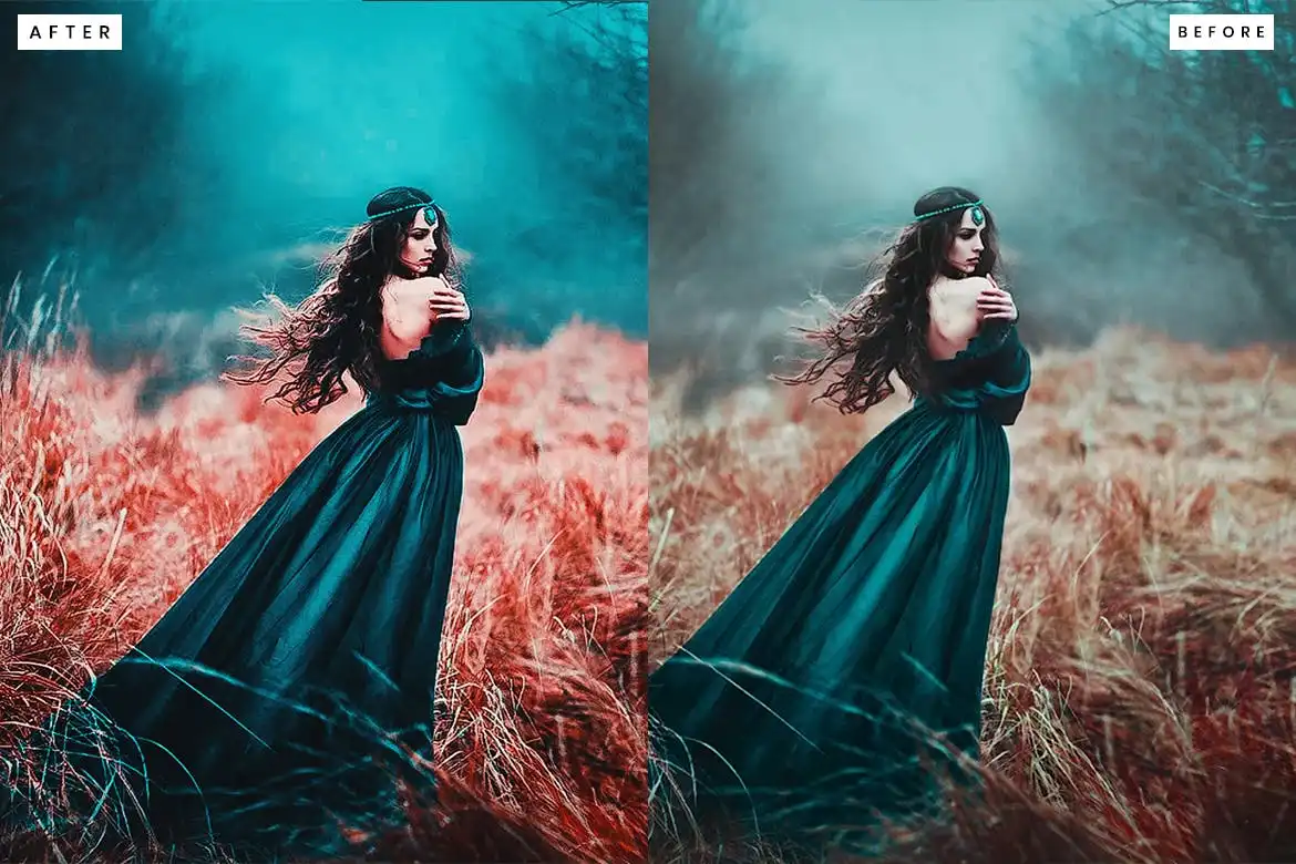 10 Cinematic Orange & Teal Look Photoshop Action 3 10 cinematic orange teal look photoshop action