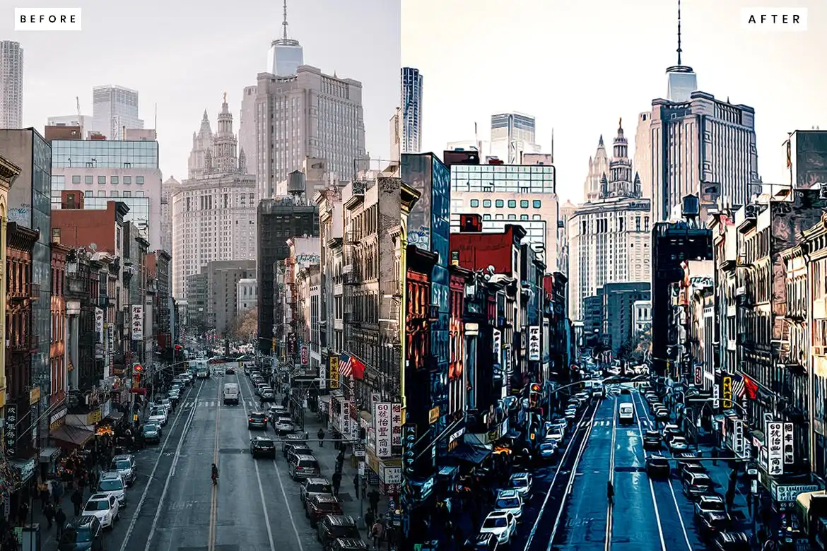 10 Cutout Oil Painting Photoshop Action
