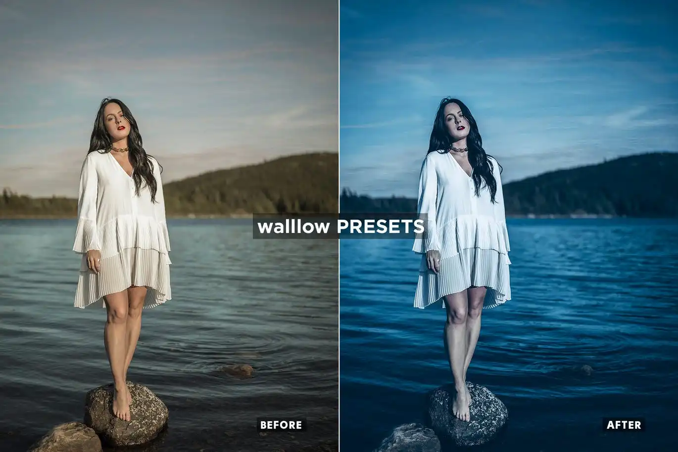 10 night glow presets mobile desktop lightroom