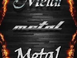 10 photoshop styles metal mix 2