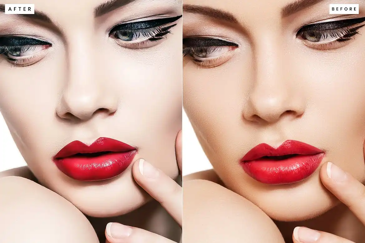 10 Skin Retouch Photoshop Action