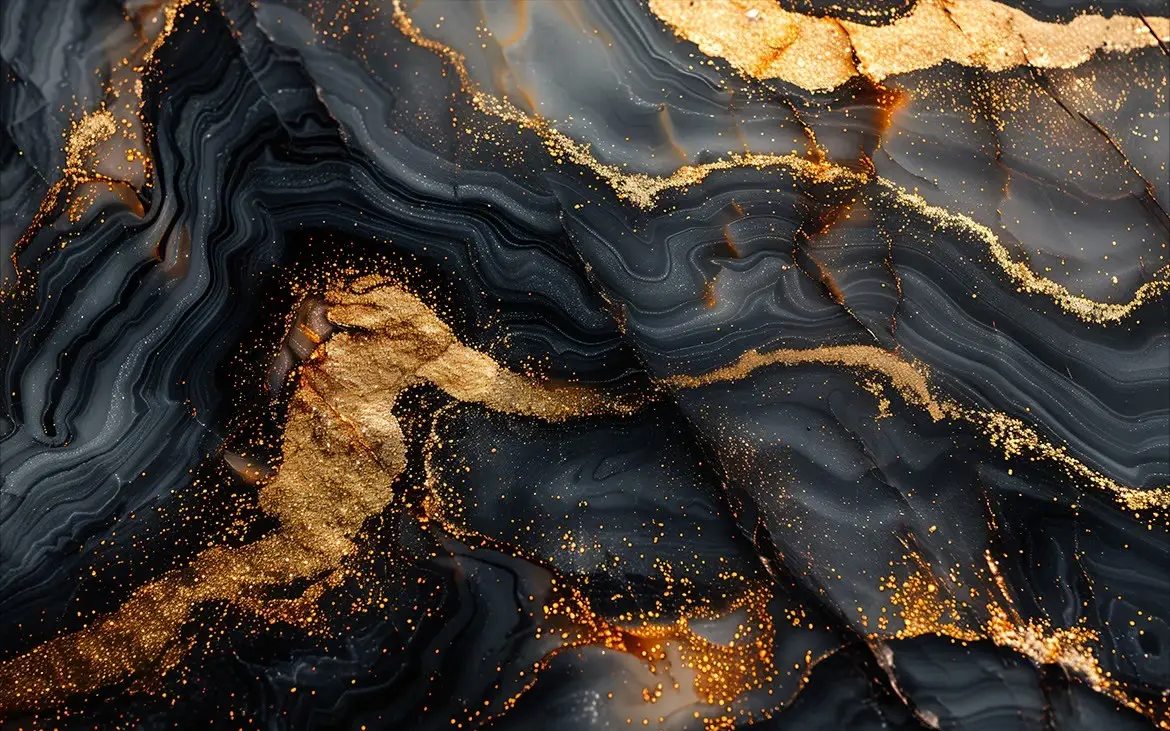 10 Black & Golden Marble Background Texture 4 10 abstract gold black marble texture2