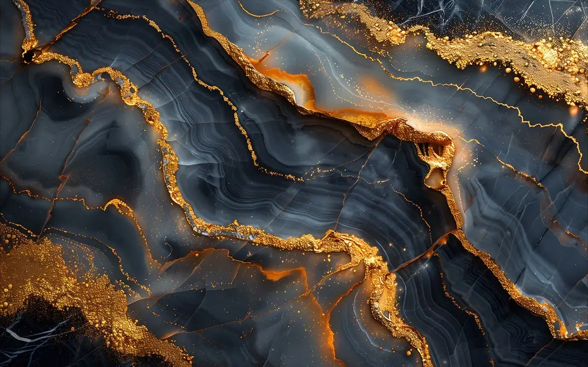 10 Black & Golden Marble Background Texture 5 10 abstract gold black marble texture3