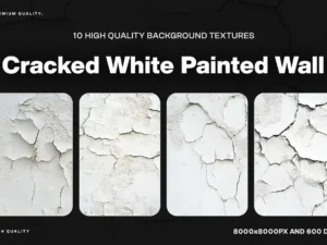 10 cracked white painted wall texture1