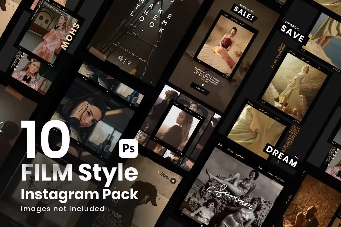 10 Film Style Instagram Pack