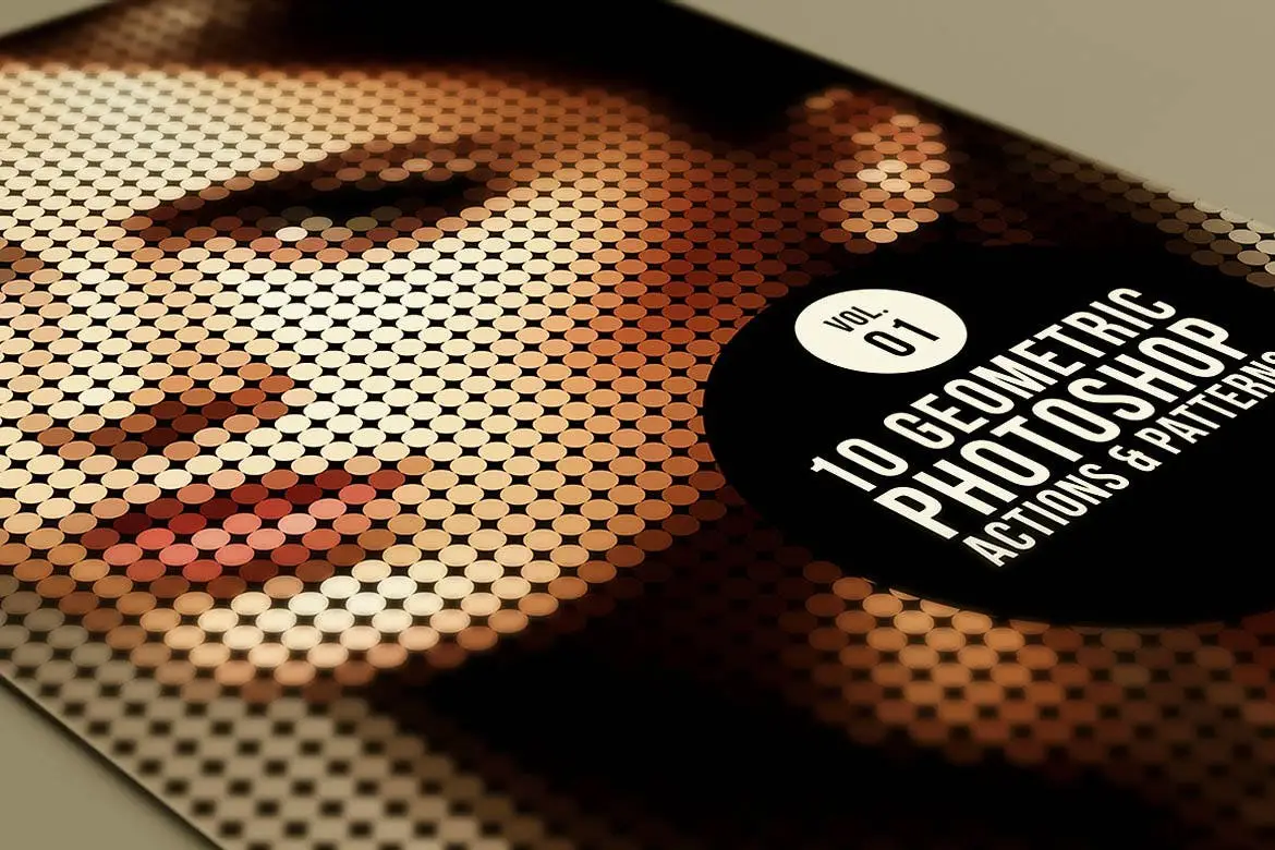 10 Geometric Photoshop Actions 01