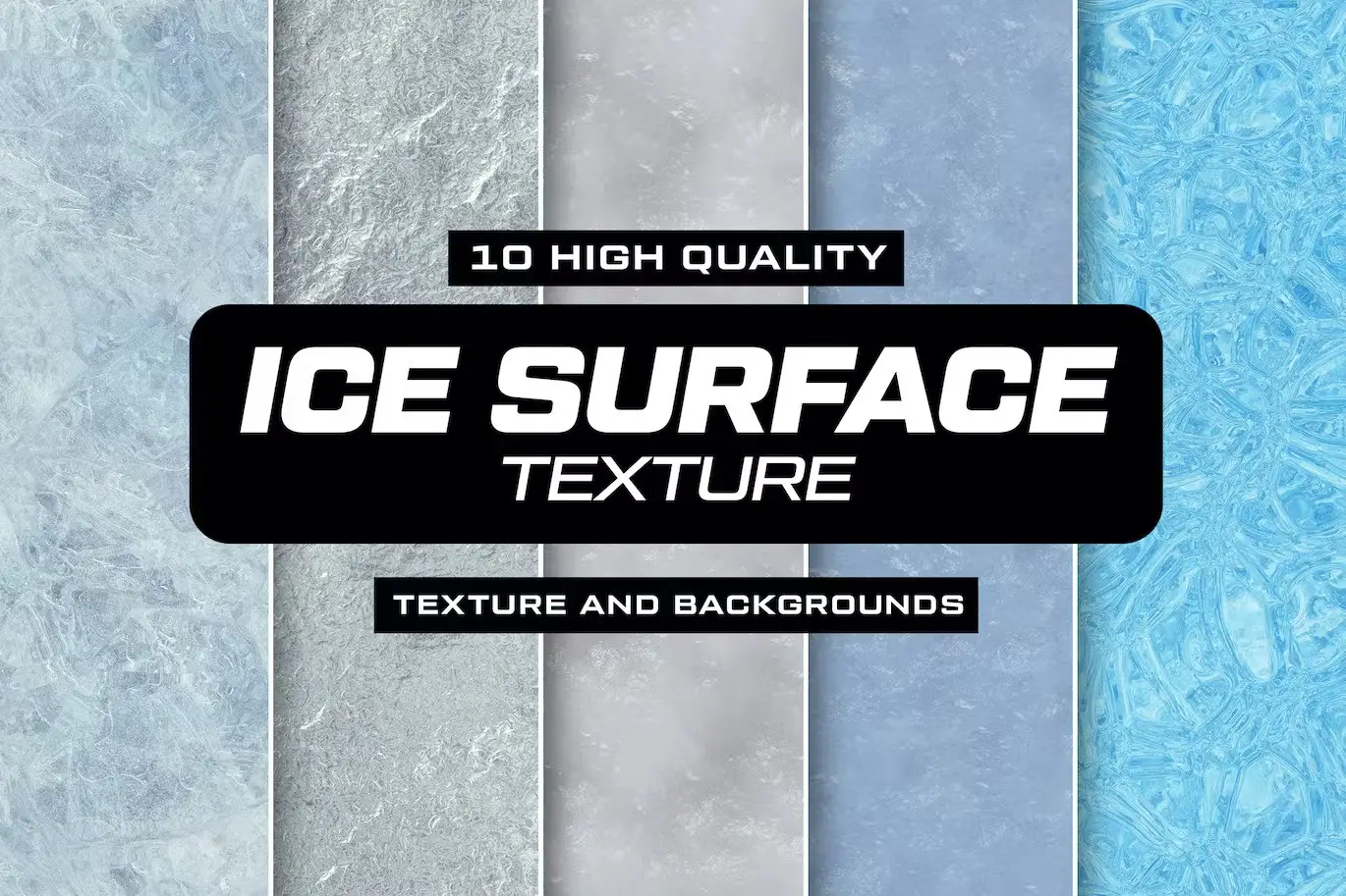 10 Ice Surface Texture Pack