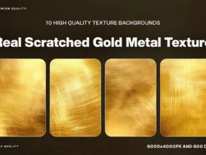 10 scratched gold metal texture1